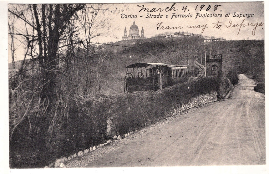 Cartolina Torino funicolare di Superga | Collezionissimo