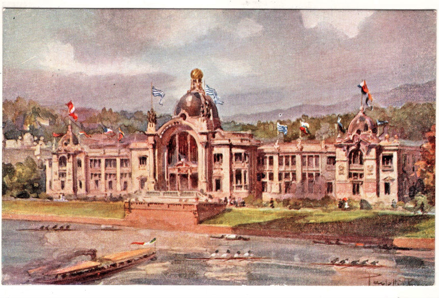 Cartolina Torino cartolina esposizione internazionale 1911 padiglione America | Collezionissimo