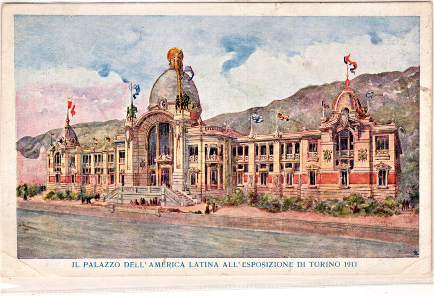 Cartolina Torino cartolina esposizione internazionale 1911 padiglione America | Collezionissimo