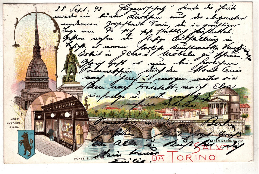 Cartolina Torino Saluti da Torino | Collezionissimo