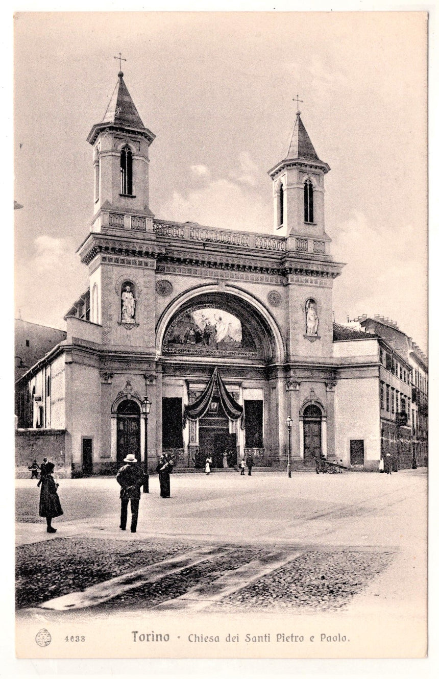 Cartolina Torino chiesa dei Santi Pietro e Paolo | Collezionissimo