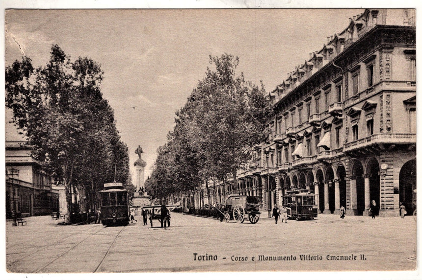 Cartolina Torino corso V.Emanuele II | Collezionissimo