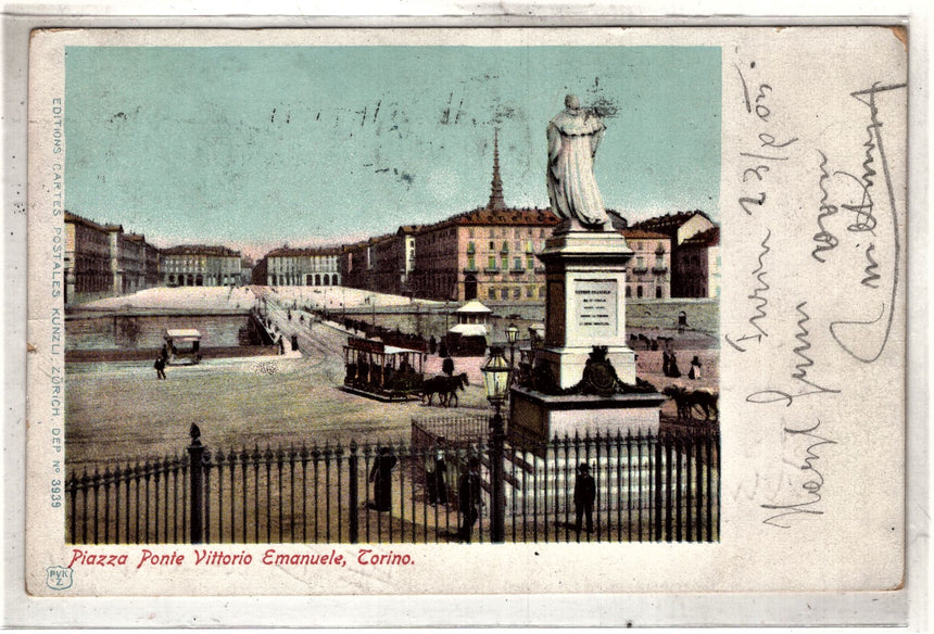 Cartolina Torino Ponte V.Emanuele | Collezionissimo