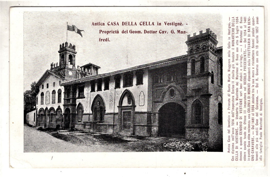 Cartolina Torino Antica casa della Cella in Vestigne | Collezionissimo