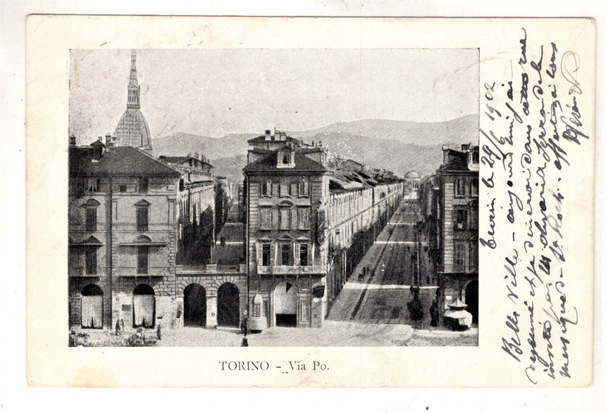 Cartolina Torino via Po' | Collezionissimo