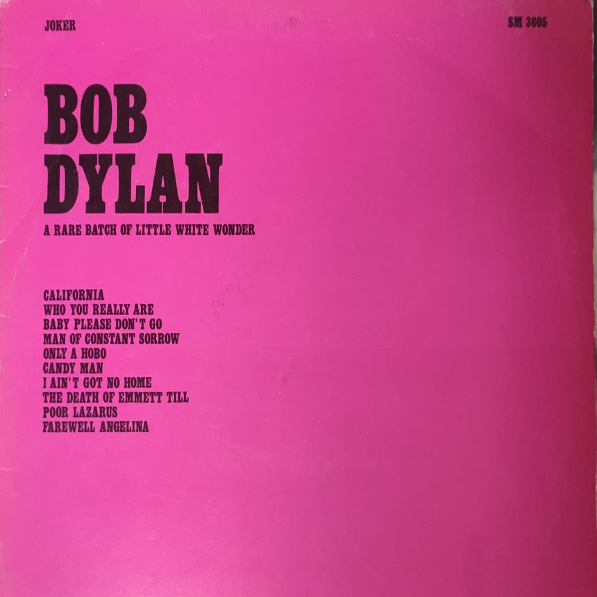 NUOVO Bob Dylan - A Rare Batch Of Little White Wonder Vol. 1